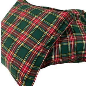 Manor House Flannel Tartan Plaid Set of 2 Pillow Cases Decorative Pillow 22X22”